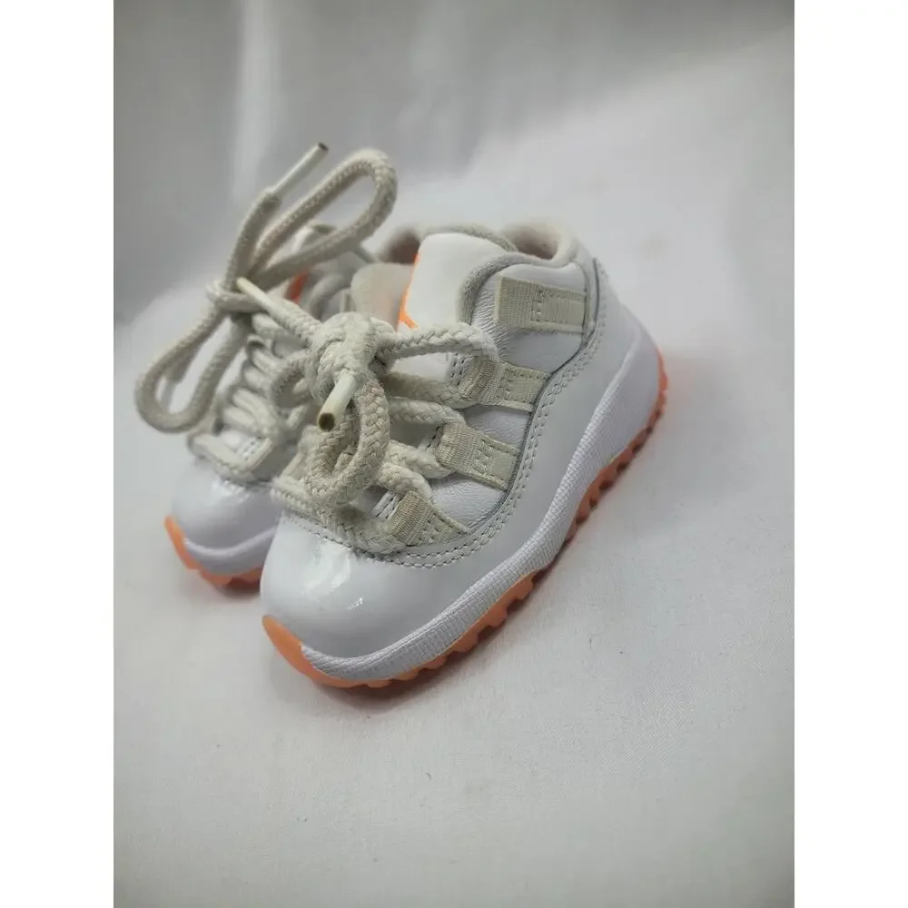 Nike Air Jordan 11 Retro Low Bright Citrus Orange Toddler Size 4C... DJ4327-139